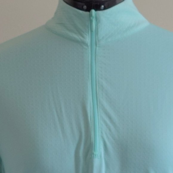 2/$20 Pastel Mint Green Half Zip Sweater Pullover - Picture 6 of 6